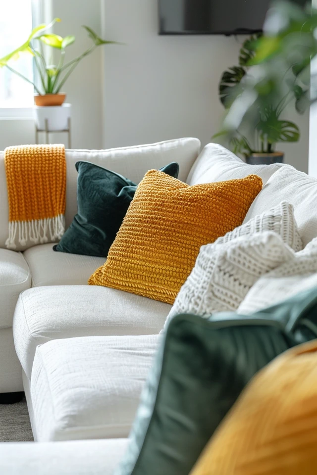 Chic White Sectional Living Room Ideas to Inspire