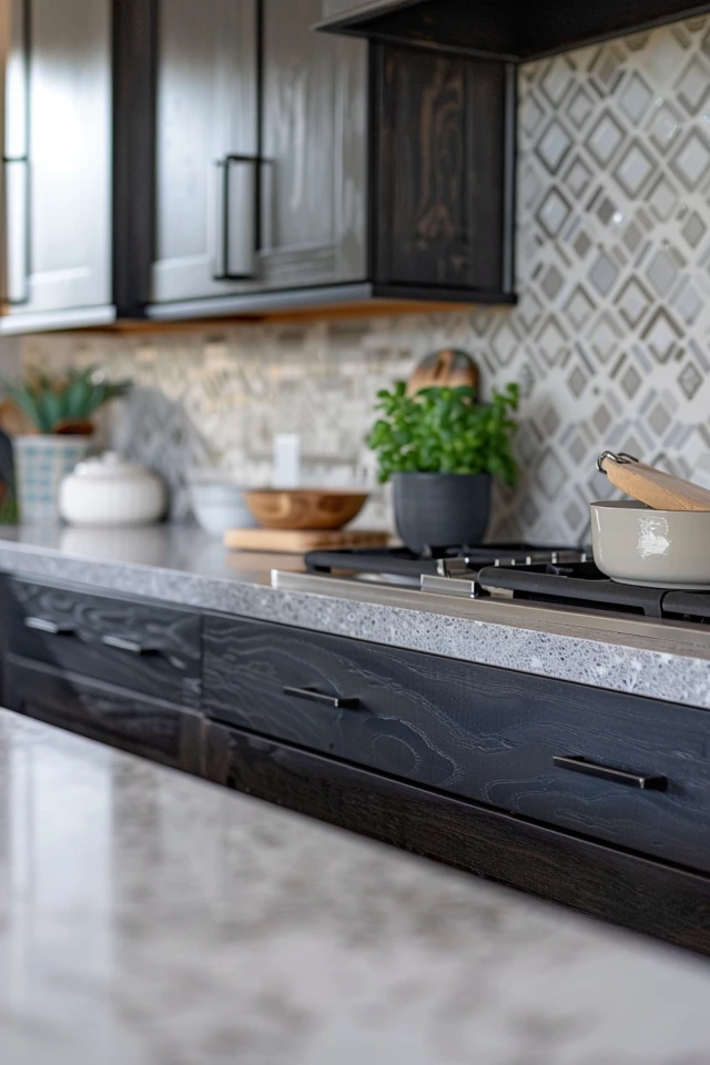 Marble Slab Backsplash