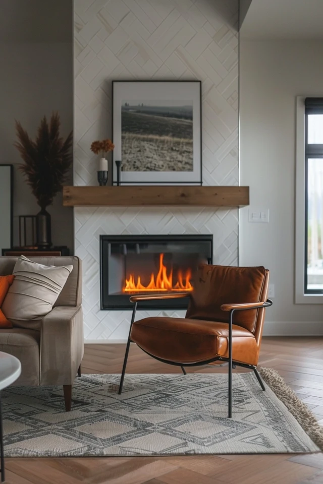 Floor to Ceiling Fireplace Remodel Inspirations
