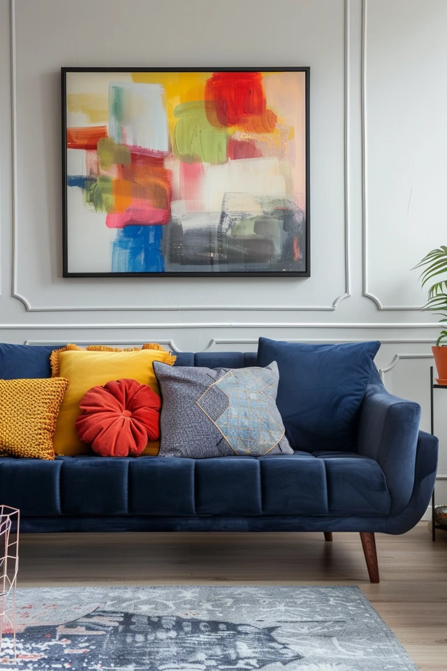 Stylish Furniture Arrangement and Color Palettes