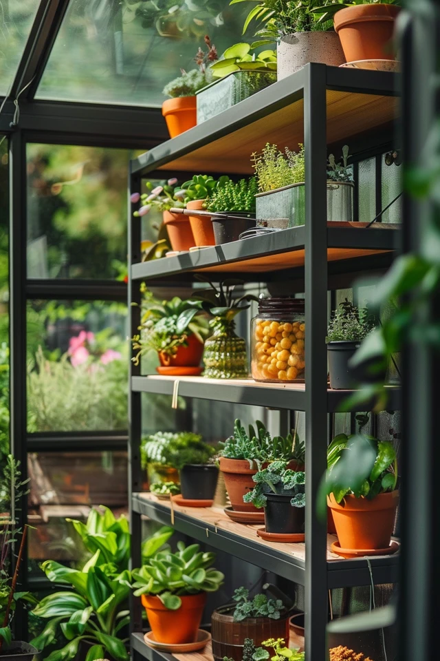 Innovative Greenhouse Shelf Ideas for Gardeners