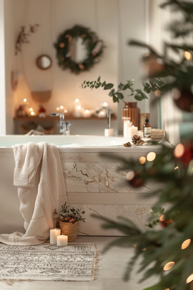 Festive Christmas Bathroom Decor Ideas to Try - photo 2