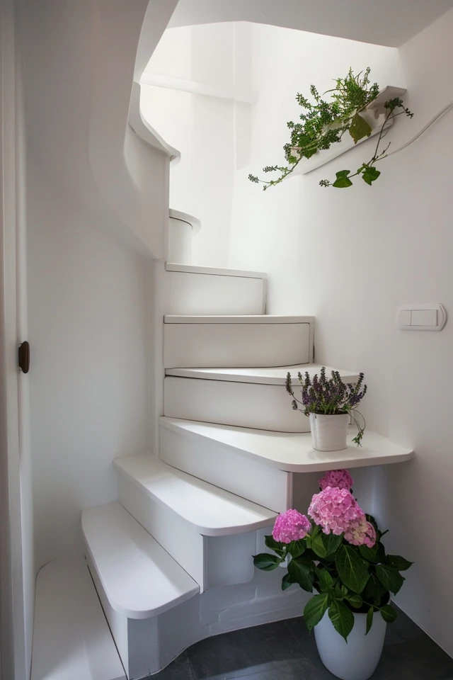 Space-Saving Spiral Stairs