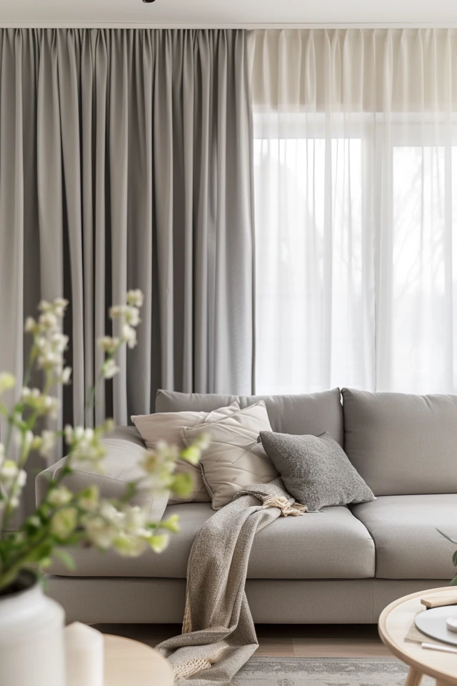 Neutral-toned Curtain Options