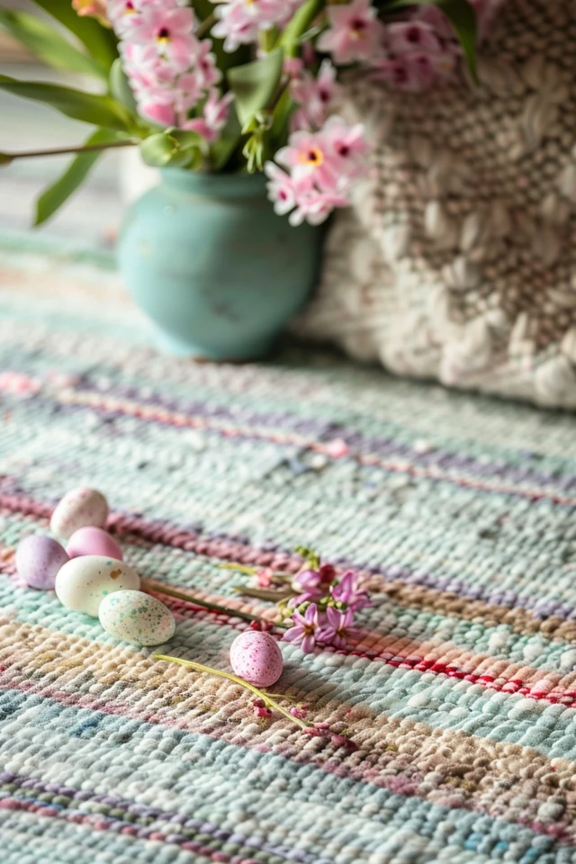 Celebrate Easter with Customizable Throw Rugs