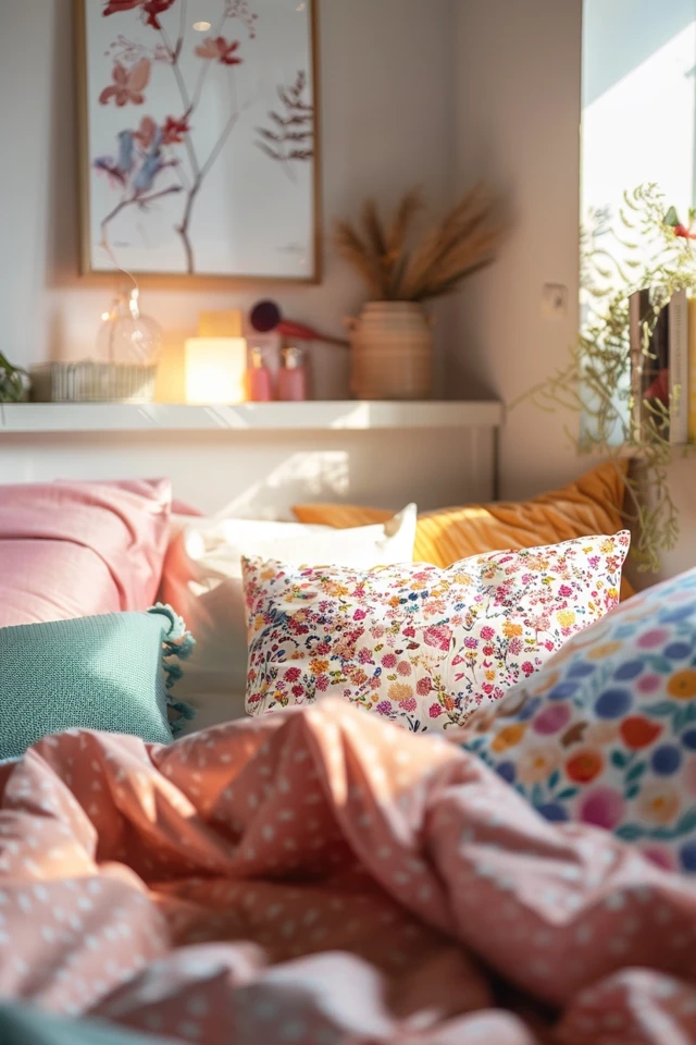 Transform Your Dorm Walls with Pink Art and Decor