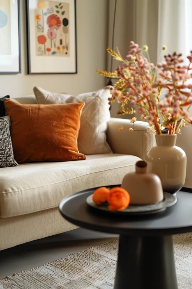 Stylish Tan and Black Color Palette