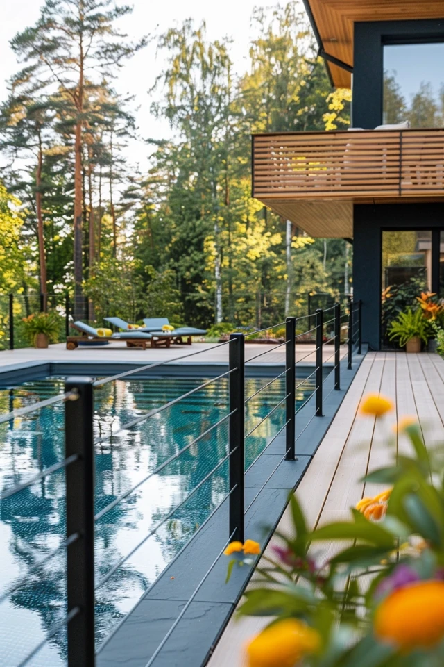 Easy Installation Above Ground Pool Fence Kits