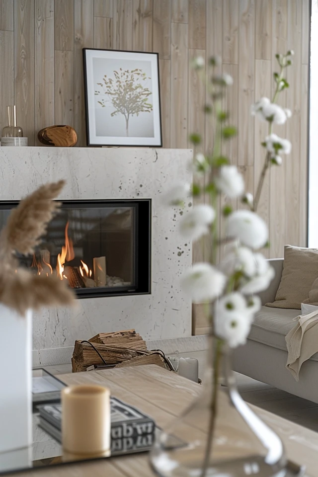 Materials and Design Options for Fireplace Feature Walls
