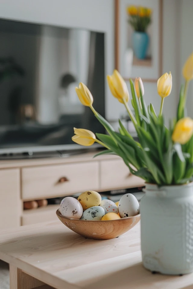 Functional Decor with Easter Theme TV Stands