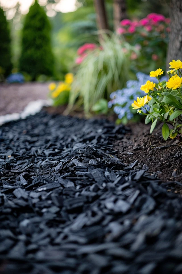 Creative Black Mulch Ideas for Your Garden