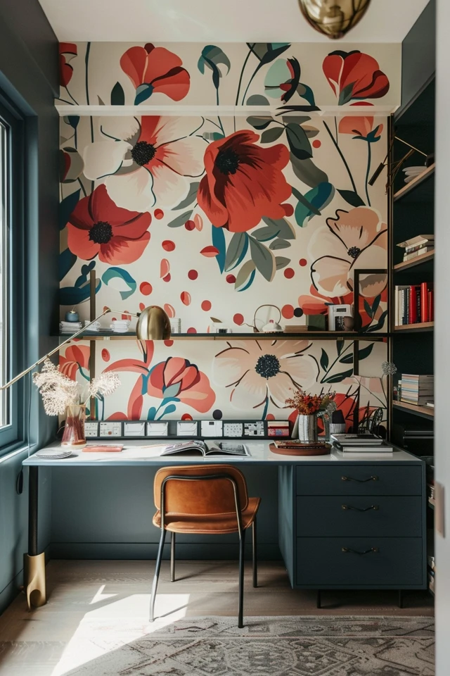 Creative Home Office Wallpaper Ideas To Inspire