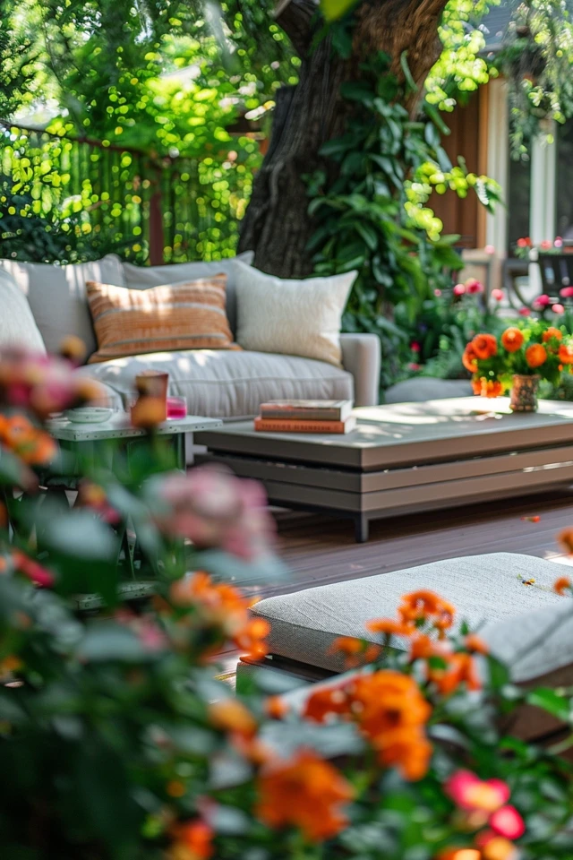 Choose Outdoor Fabrics in Complementary Colors