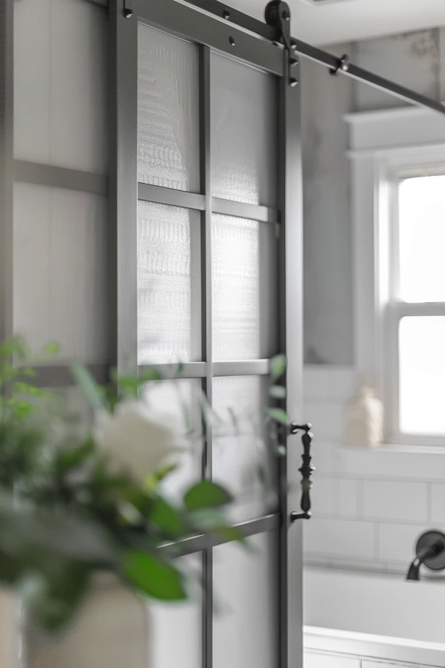 Make Old Shower Doors New Again with a Fresh Coat of Paint.