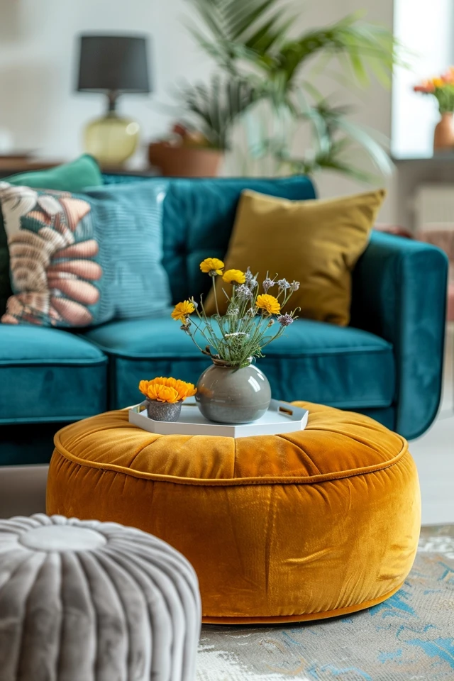 Cozy Pouf Living Room Ideas for Your Home