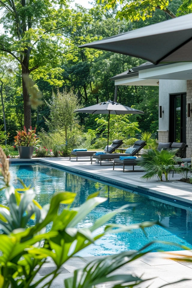 Creative Pool Edging and Landscaping Ideas