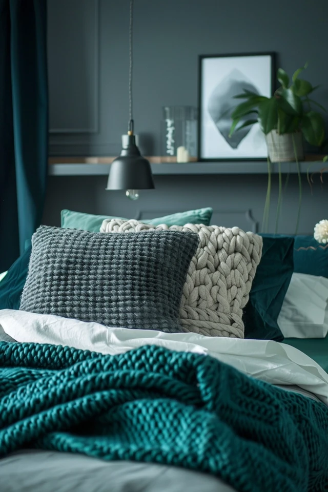 Teal and Grey Bedroom Ideas for a Chic Look