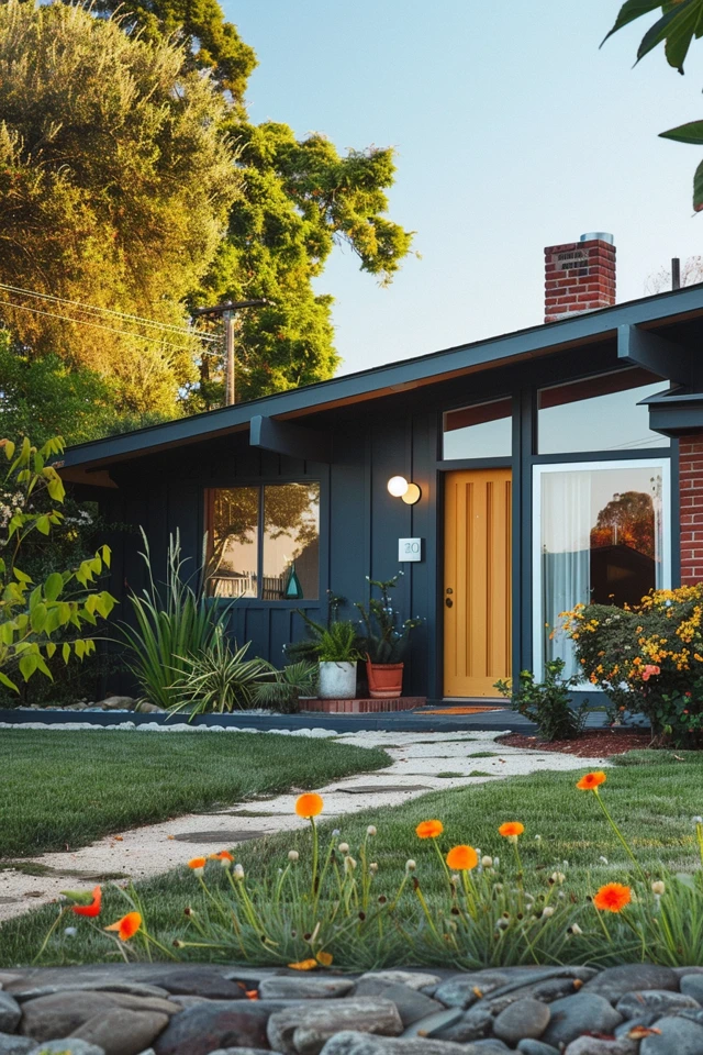 Fresh Ranch Style House Exterior Paint Ideas