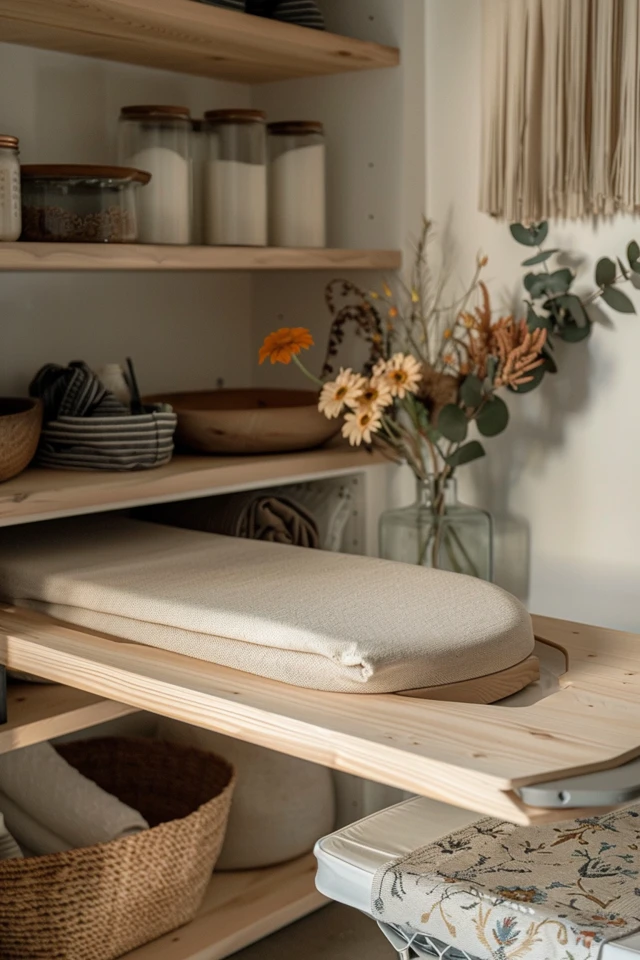 Use an Over-the-Door Iron Board Hanger