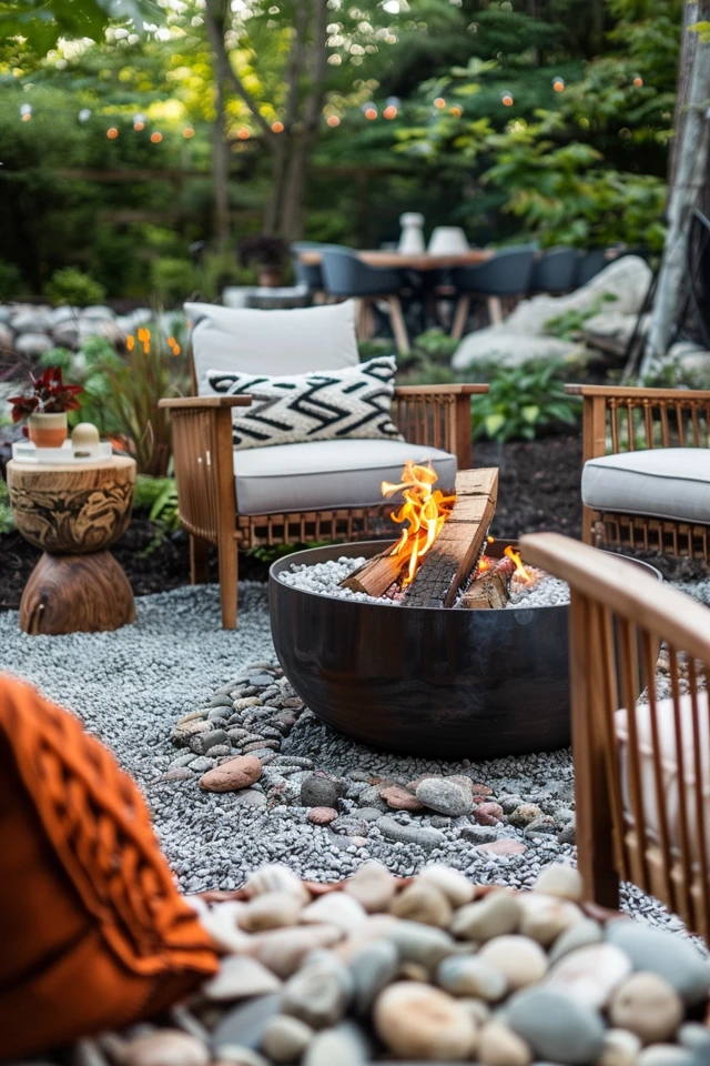 Warm Vibes: Backyard Corner Fire Pit Ideas