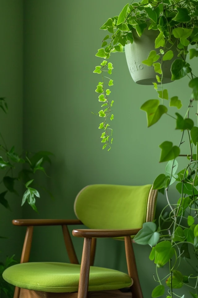 Layer in Shapes and Textures for Intriguing Green Accents