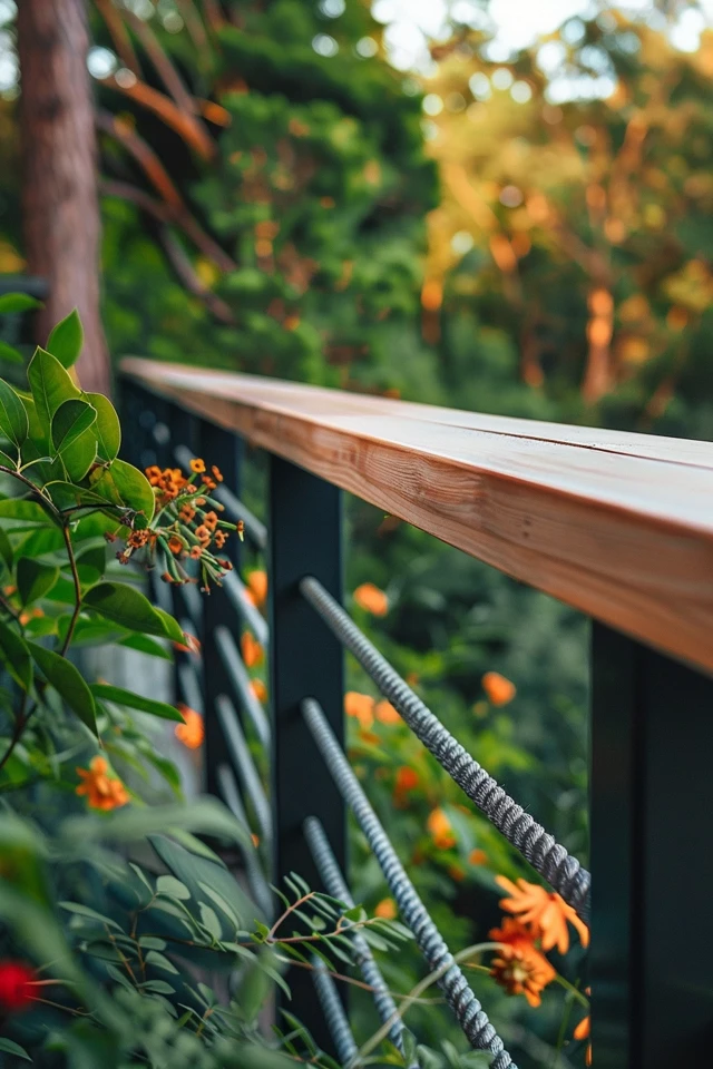 Creative Rope Deck Railing Ideas for Your Home