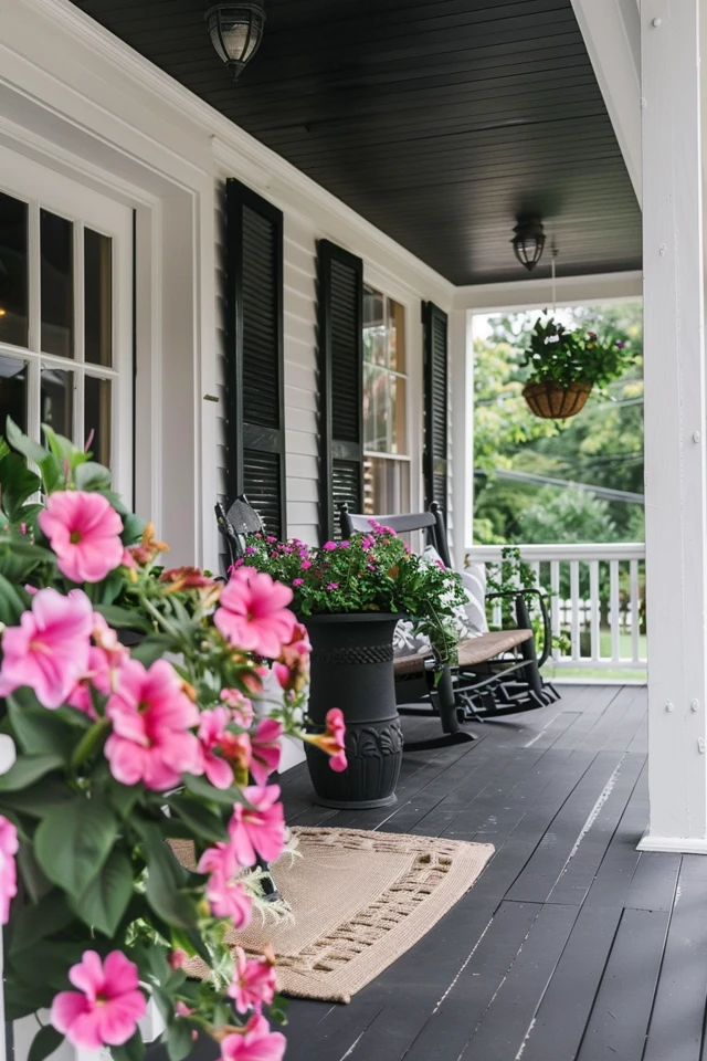 Elegant Black and White Porch Ideas | Upgrade Now