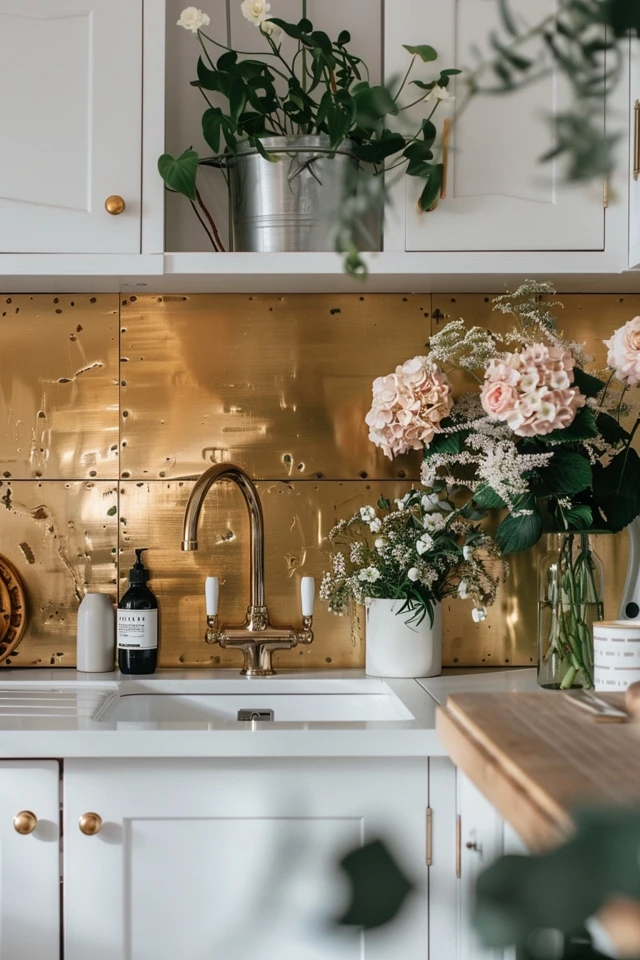 Why Choose a Gold Backsplash for Your Kitchen?