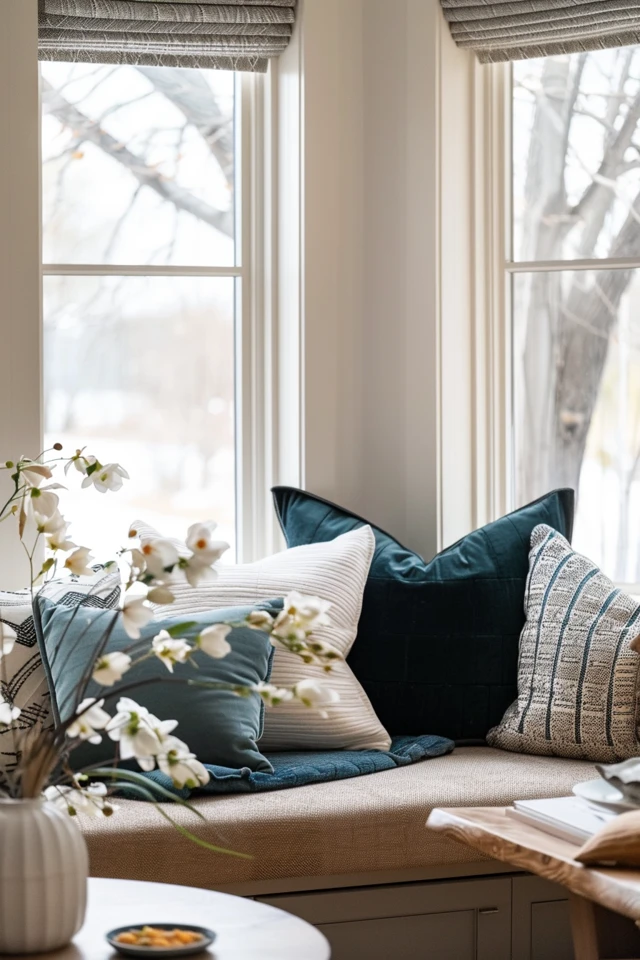 Charming Bay Window Breakfast Nooks for a Cozy Corner