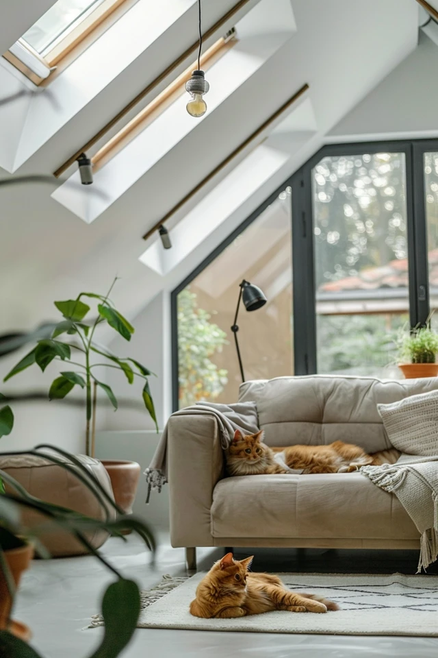 Brighten Spaces with Vaulted Ceiling Painting Ideas - photo 2
