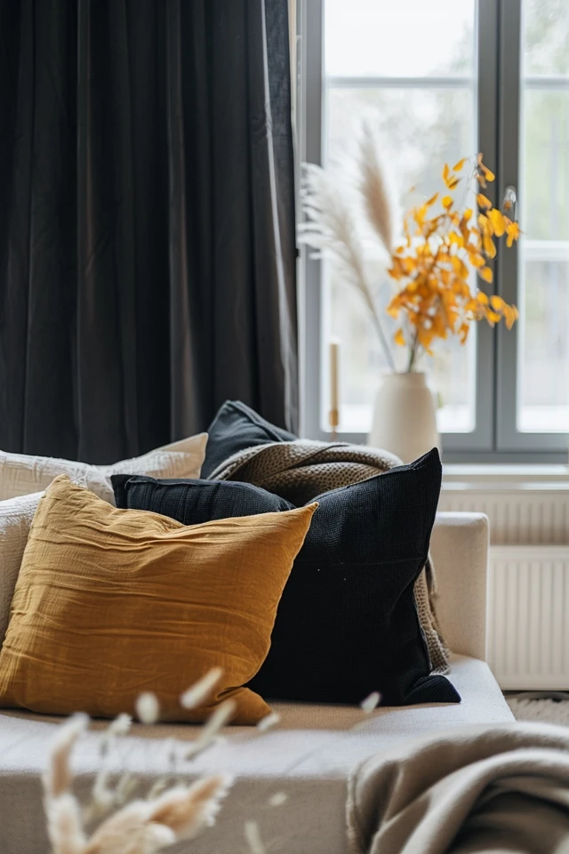 Why Black and Beige is a Winning Color Combination for Living Rooms