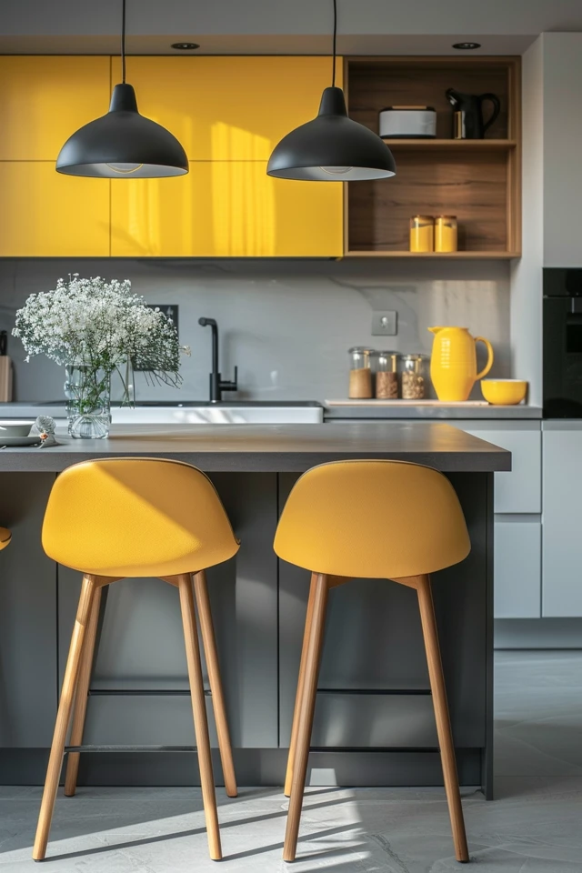 Creative Ways to Incorporate Yellow and Grey in Your Kitchen Design