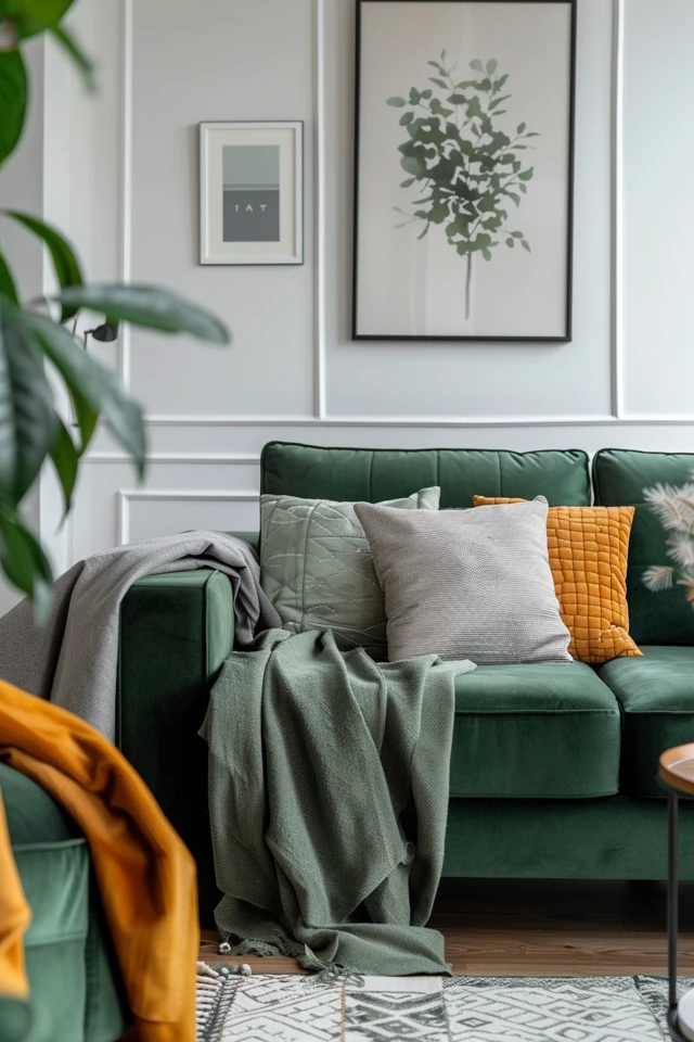 Green Couch Color Schemes