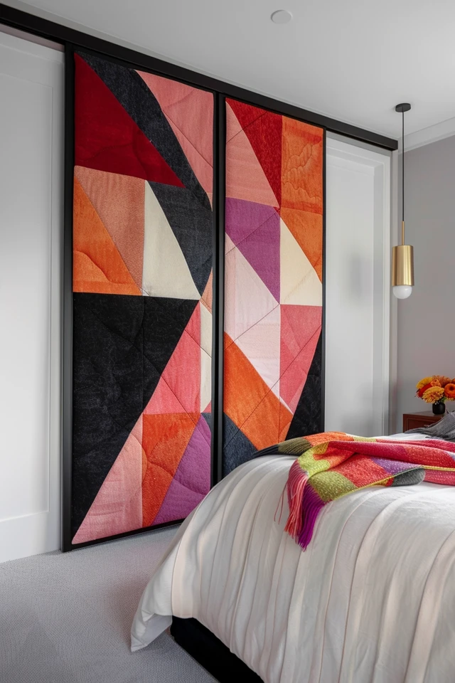 5 Tips for Creating a Quilt Design Wall on Closet Doors