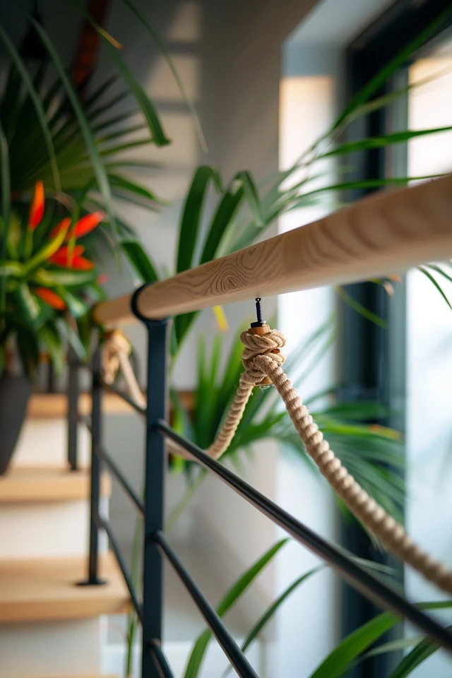 Creative Rope Railing Ideas for Your Home