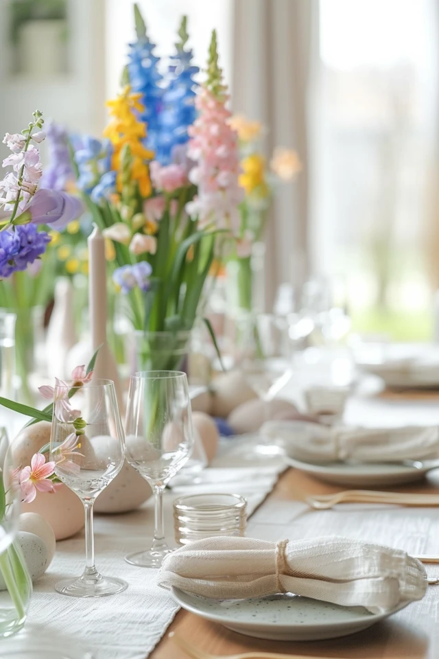 Elegant Dining Tables with an Easter Theme