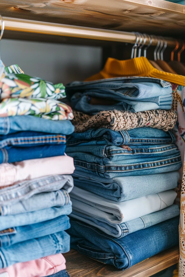 Smart Jeans Storage Ideas for Organized Spaces