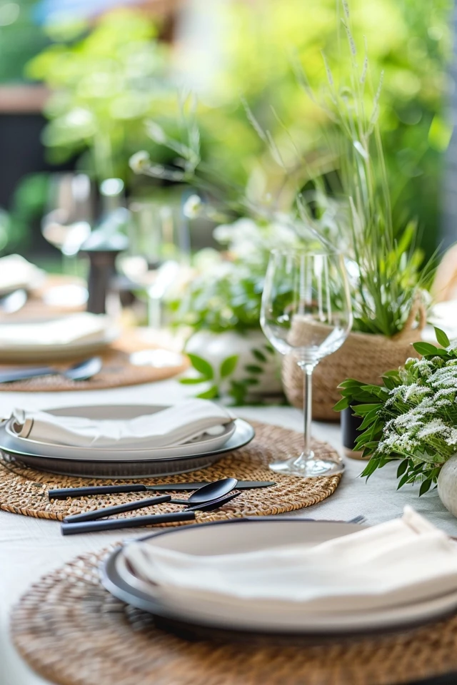 Flower Arrangements and Decorative Fruit Bowls