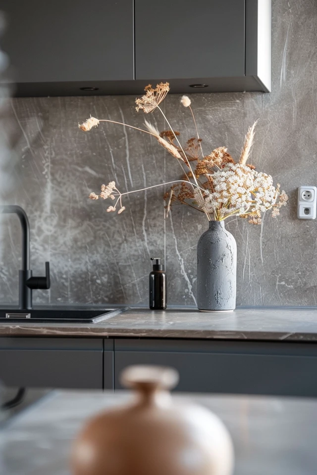 Gray Marble Backsplash Ideas