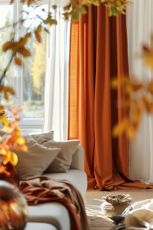 Cozy Fall Curtain Ideas for Warm Autumn Vibes