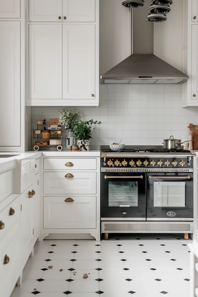 Adding Personality and Warmth to an All-White Kitchen