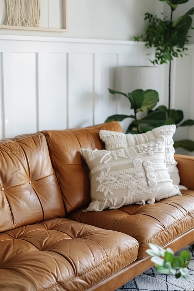 Add Texture with Pillows and Throws