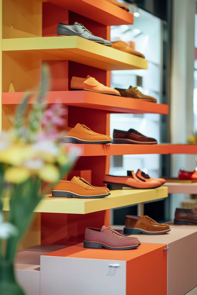 Shoe Display Shelving: Showcasing Each Brand or Range