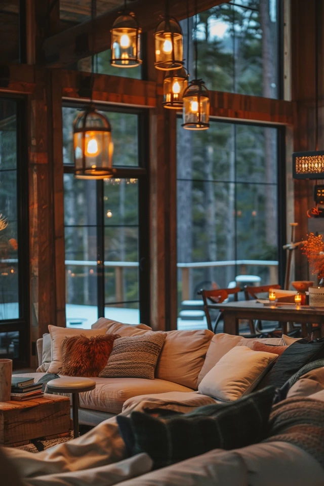 Modern Cabin Lighting Ideas for Sleek Designs