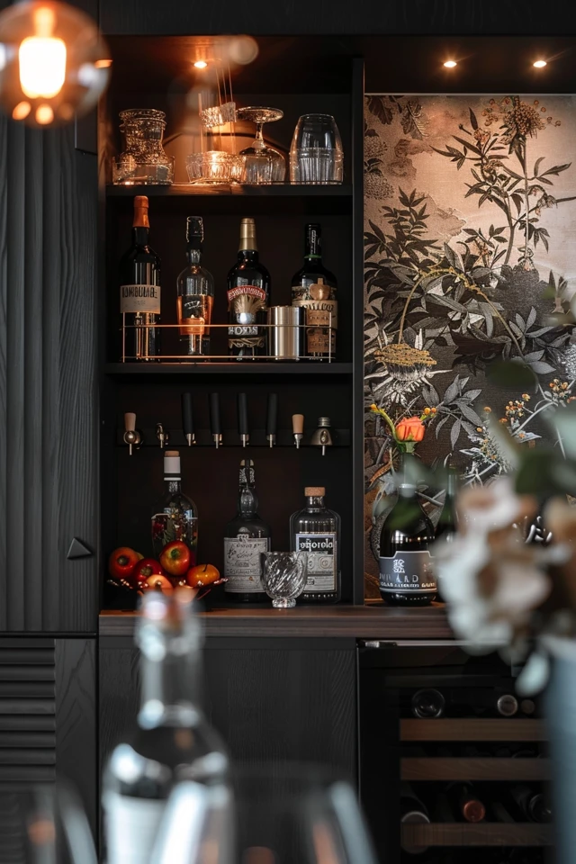Maximizing Small Spaces for a Stylish Coffee Bar