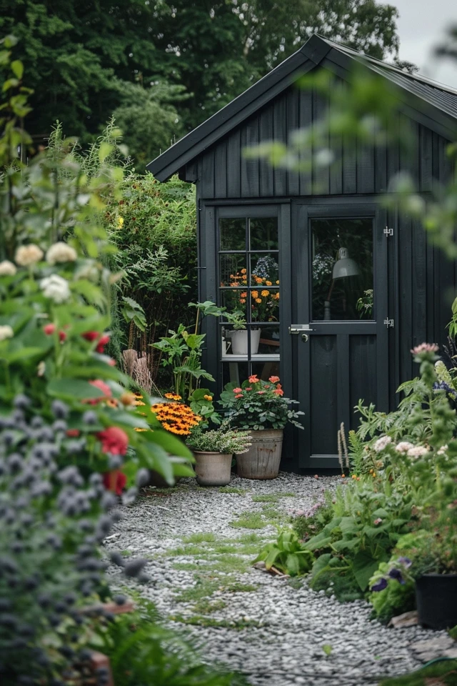 Incorporating Potted Plants and Ornamental Trees