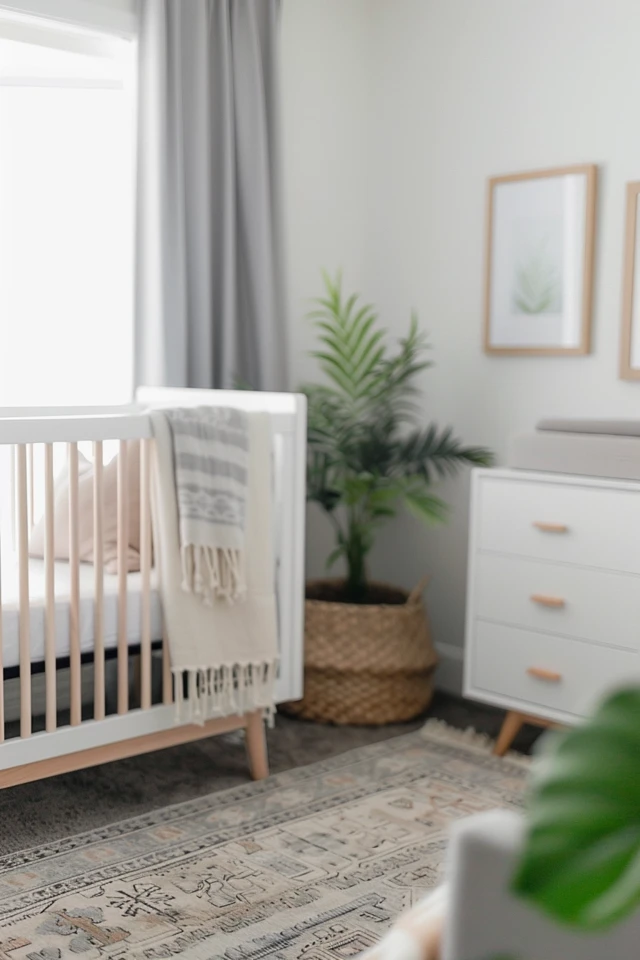 Creating a Peaceful and Stylish All-White Nursery