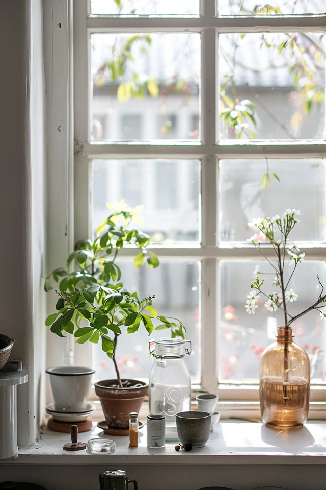 Fresh Kitchen Window Sill Decor Ideas to Inspire