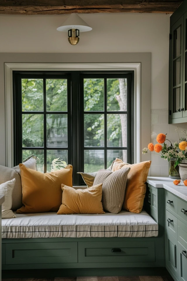 Cozy Kitchen Bay Window Seating Ideas to Love