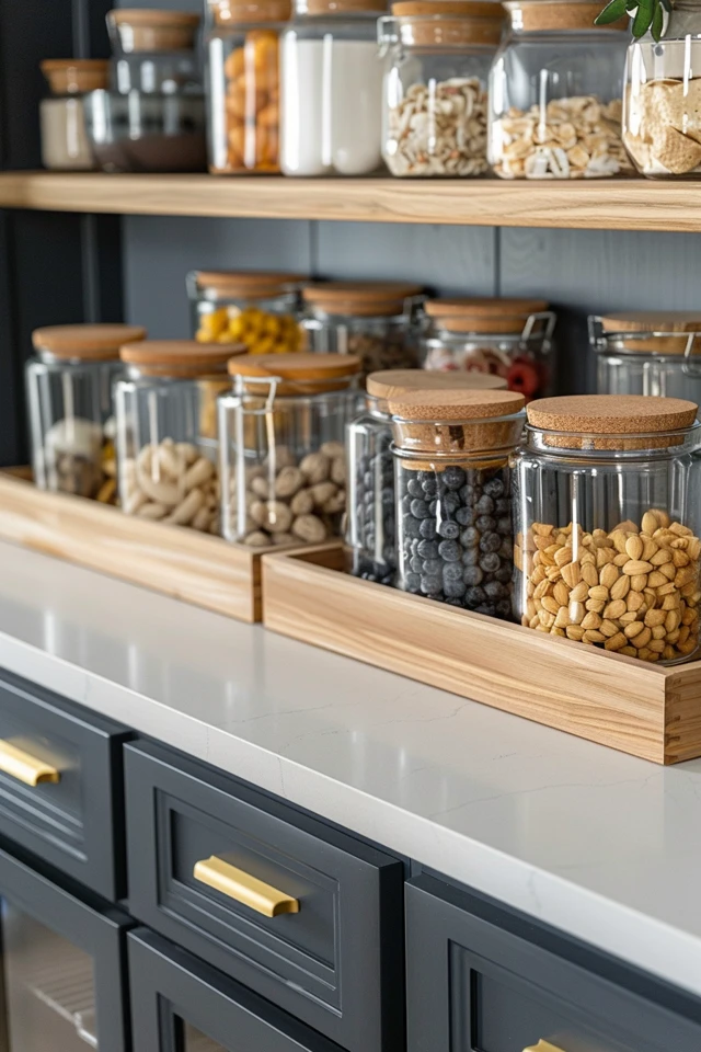 Colorful Glass Jars
